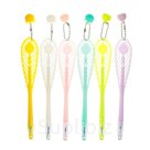 Ручка гелевая прикол Перо с подсветкой