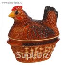 Жаровня 3л "Курица" цветная