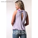 Блуза женская, цвет сирень, размер 46 (арт. М-374-10)