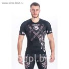 Рашгард с коротким рукавом, APACHI цвет чёрный, L