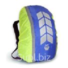 Чехол на рюкзак со световозвращающими лентами, цвет лимон-василек, объем 20-40 литров, "МИКС", PROTECT™