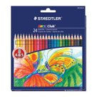 Карандаши цветные STAEDTLER (Германия) «Noris club», 24 цвета, заточенные, европодвес