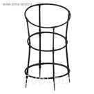 Кустодержатель, d=66-52 см, h=90 см, ножка d=2 см, пластик, чёрный