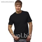 Футболка мужская StanGalant, размер 50, цвет чёрный 150 г/м 02