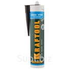 ZR-GSS-P Герметик KRAFTOOL KRAFTSeal GX107 "AQUA STOP" силиконовый стекольный, черный, 300мл