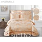 КПБ евро, 230х250 см, 200х220 см, 50х70 см, 70х70 см по 2 шт, жаккард 140 г/м2
