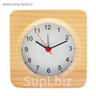 Будильник "Деревянный квадрат"