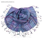 Шарф Тк251/9 цвет фиолетовый, р-р 50х180