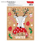 Наклейки Hello winter, 14,5 х 21 см