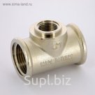 Тройник UNI-FITT 10130N060406, внутренняя резьба 1"х1/2"х1", никелированный