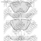 Колодки тормозные дисковые NIBK PN0545