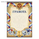 Грамота спортивная "Хоккей"