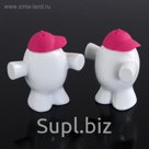 Набор для специй "Толстячок", 2 предмета, цвет малиновый