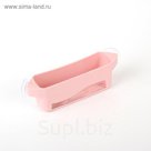 Держатель для губки на присосках угловой, цвет МИКС
