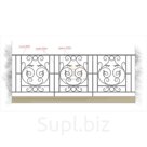 Кованое балконное ограждение 22