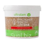 Ultralam Фасадная краска для OSB. Цвет белый. Объем 7кг