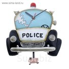 Часы настенные детские с маятником "Полиция"
