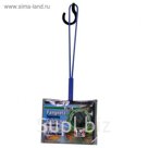 Сачок Premium 15 см. чёрный крупноячеистый, ручка 40 см., JBL Fangnetz PREMIUM 15 cm schwarz/grob