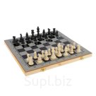 Настольная игра набор 3 в 1 Шелест нарды шахматы шашки доска 39х39см