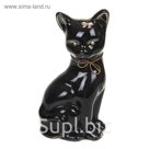 Копилка "Лиза" большая, глянец, чёрная