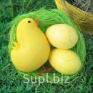 Сувенир "Цыплёнок на травке", цвета МИКС