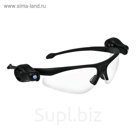 Защитные очки с led подсветкой TRUPER LELED-2, поликарбонат, УФ защита, защита от царапин