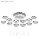 Набор форм для выпечки, 13 шт: 1 шт 21,2 см, 6 шт 8,3 см, 6 шт 9,6 см