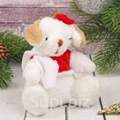 Мягкая игрушка-подвеска "Собачка" в колпаке и кофточке, цвета МИКС