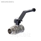 Кран шаровой  LD Pride 47.15, внутренняя/наружная резьба 1/2", ручка никелированный