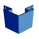 Наружный угол FineBer Plus Синий 3,05м (уп.5 шт)