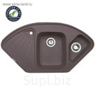 Мойка Zigmund & Shtain ECKIG 1000.2 Швейцарский шоколад