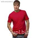 Футболка мужская StanGalant, размер 52, цвет красный 150 г/м 02