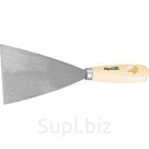 Шпательная лопатка из нержавеющей стали 60 мм деревянная ручка SPARTA 852125