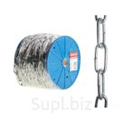 Цепь сварная длиннозвенная оцинкованная М5 DIN 763 бухта 40 м STARFIX SMP 42317 40
