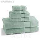Полотенце Seafoam, размер 76х137 см, голубой, махра