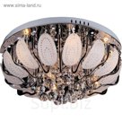 Люстра Frinna 8x60Вт E14 хром 50x50x21см