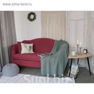 Чехол для мягкой мебели Collorista,3-х местный диван,наволочка 40*40 см в ПОДАРОК,бордовый