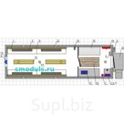 "BURAN-3" сушилка с инструменатльным блоком (2,45х8м)