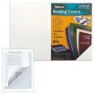 Обложки для переплета FELLOWES, комплект 100 шт., «Delta» (тиснение под кожу), А3, картон 250 г/м2, «слоновая кость»