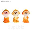 Резиновая игрушка "Обезьяна", МИКС