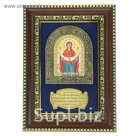 Икона Покрова Пресвятой Богородицы в деревянной рамке