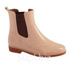 Сапоги ботильоны женские арт 14 на резинке бежевый р 38