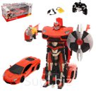 Робот-трансформер радиоуправляемый «Автобот», работает от аккумулятора, масштаб 1:14, МИКС mz 2321P