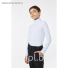 Водолазка для мальчика, рост 146 см, цвет белый