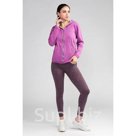 Женский костюм толстовка легинсы р 42 44 цв фиолетовый 88 полиамид 12 эластан