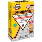 Клей для газосиликатных блоков юнис Униблок