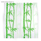 Штора для ванной комнаты пластиковая 180х180 см Tropic, кольца в комплекте
