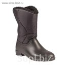 Сапоги женские "София с опушкой" арт. СП -222 (черный) (р. 36/37)