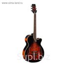 Электроакустическая гитара MARTINEZ FAW - 2038 CEQ / SB