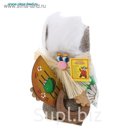Оберег «Домовой Матвей, с гуслями и подковой», микс